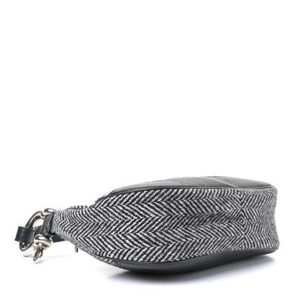 Burberry Knit Shoulder Bag Black White 3 of 8