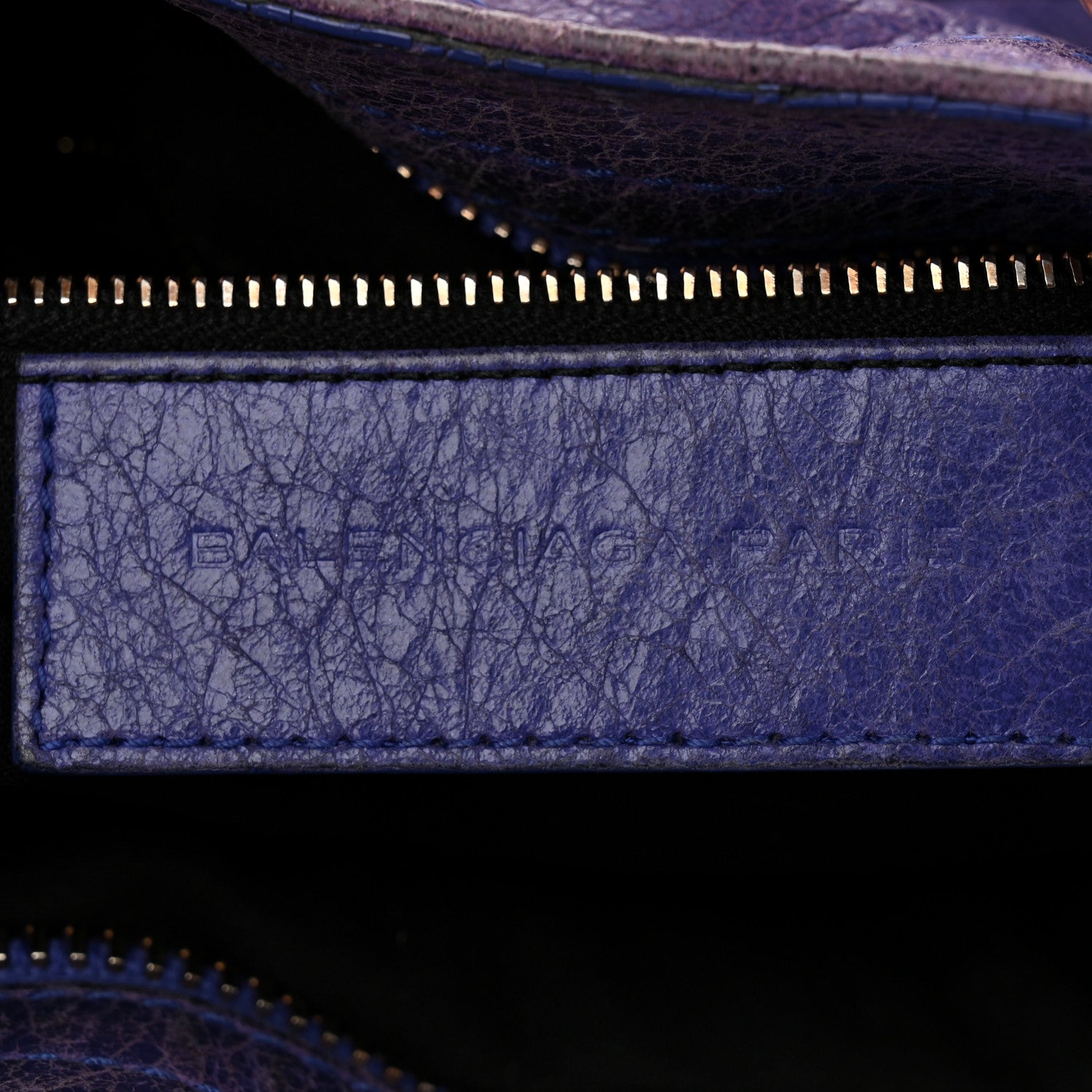 Balenciaga Agneau Giant 21 Rose Gold Hardware Velo Bleu Lavande 7 of 12
