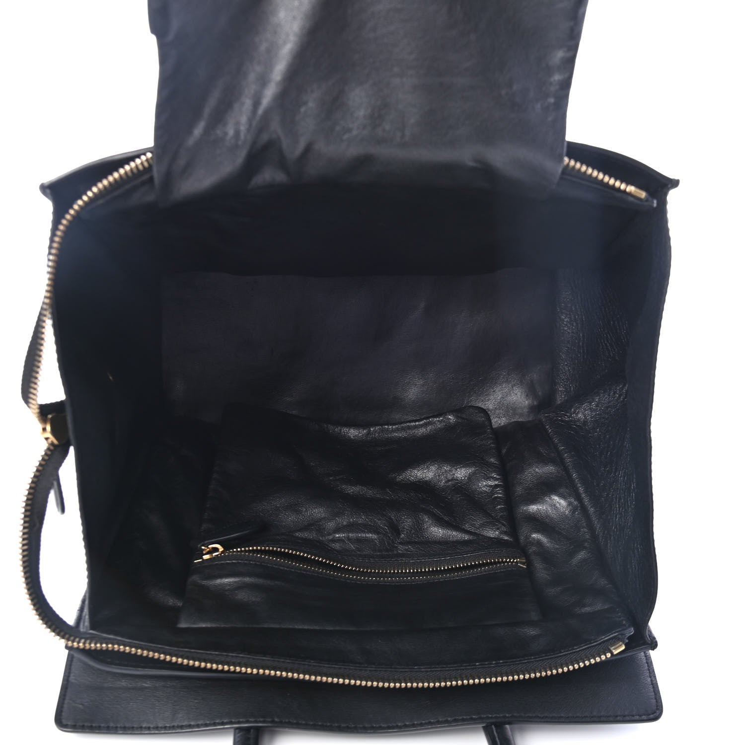 Celine Smooth Calfskin Mini Luggage Black 4 of 4