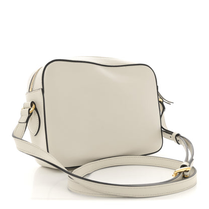 Gucci Azalea Calfskin Small Horsebit 1955 Shoulder Bag Mystic White 3 of 14
