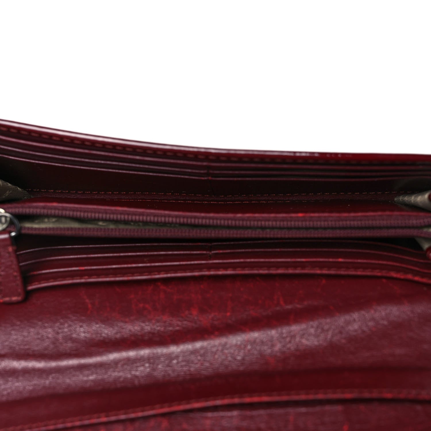 Burberry Nova Check Heart Wallet Berry Red 5 of 9