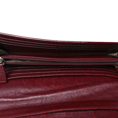 Burberry Nova Check Heart Wallet Berry Red 5 of 9