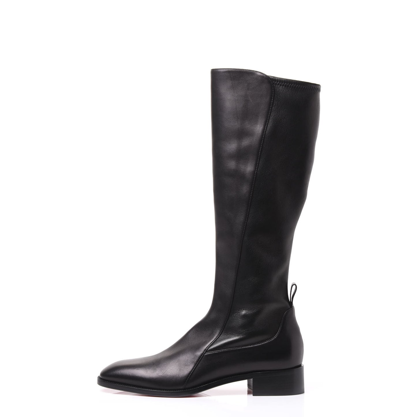 Nappa Tagastretch Stretch Knee High Boot 39.5 Black