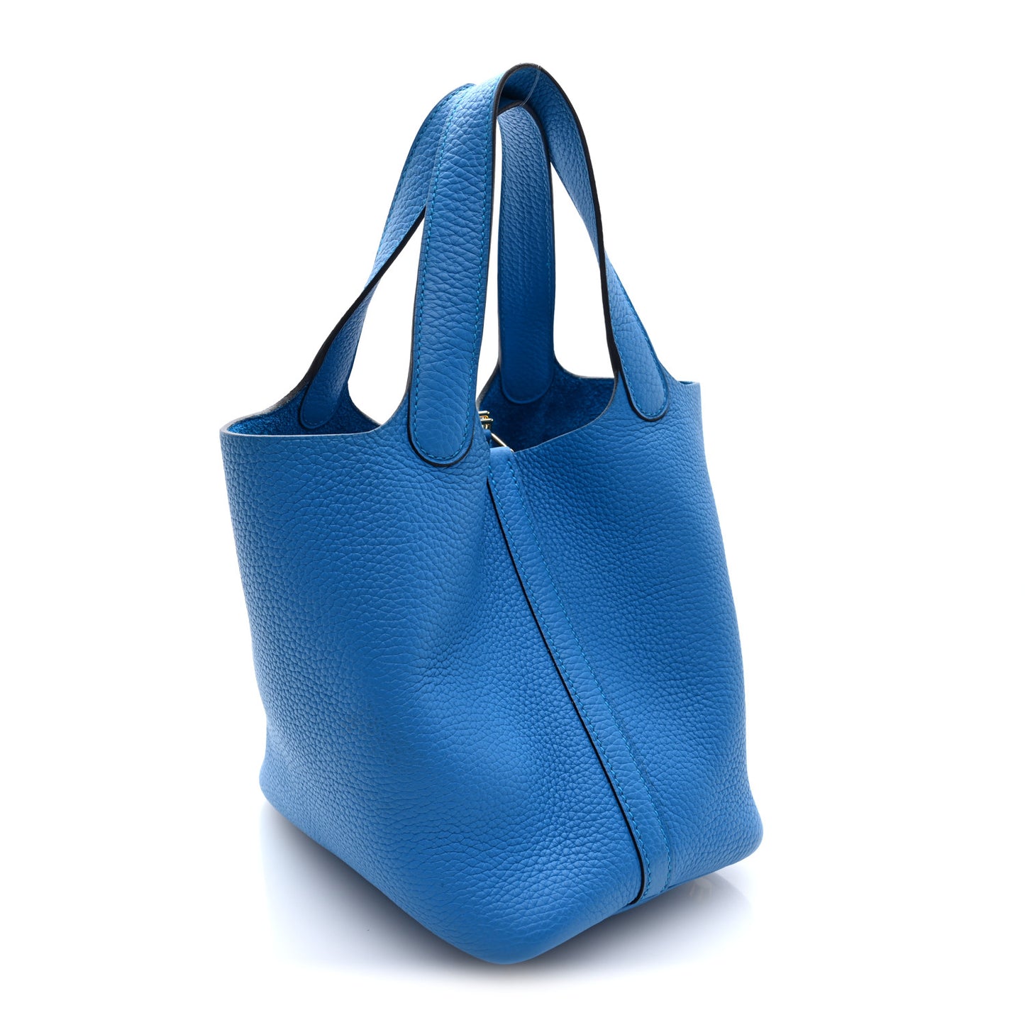 Taurillon Clemence Picotin Lock 18 PM Bleu Frida