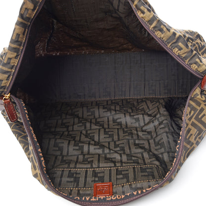 Fendi Zucca Travel Tote Tobacco 4 of 10