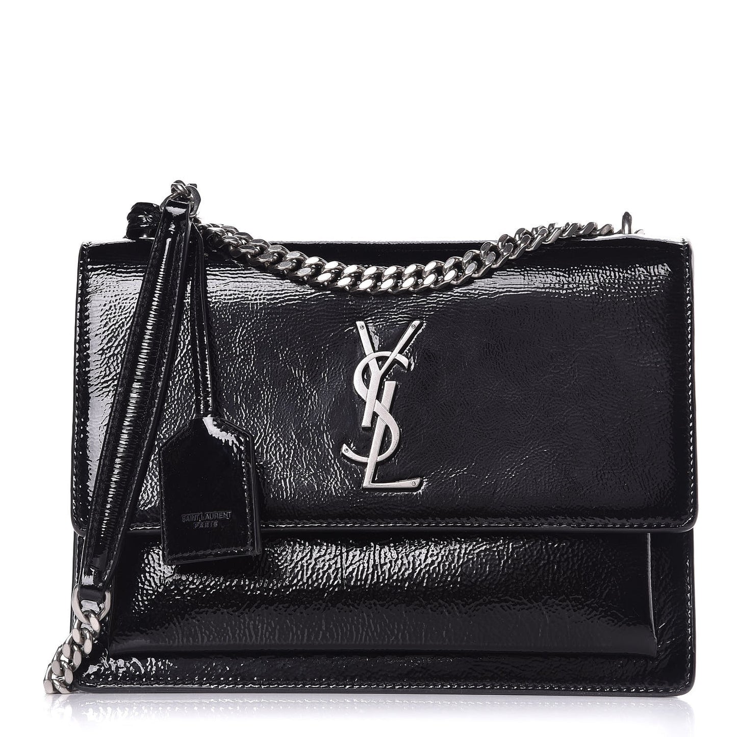 Patent Medium Monogram Sunset Black