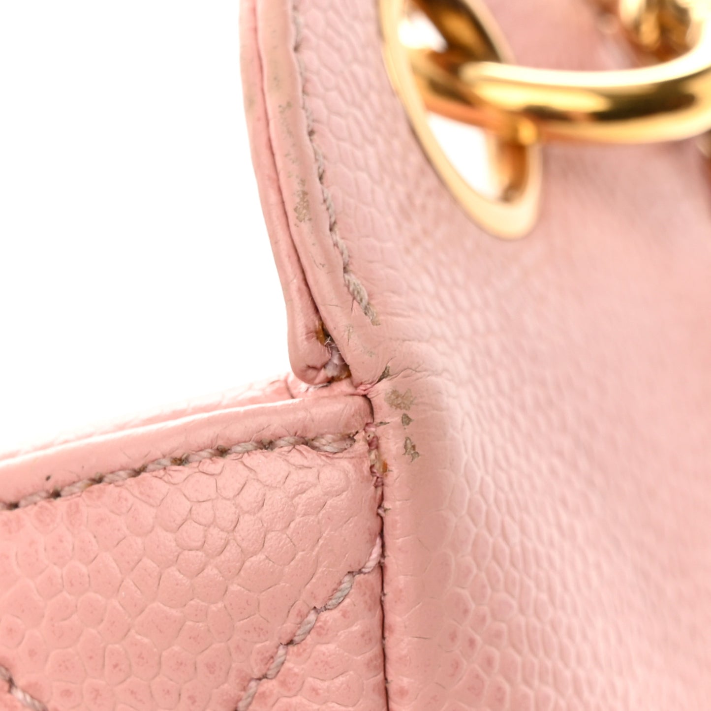 Caviar Quilted Timeless CC Shoulder Bag Pink