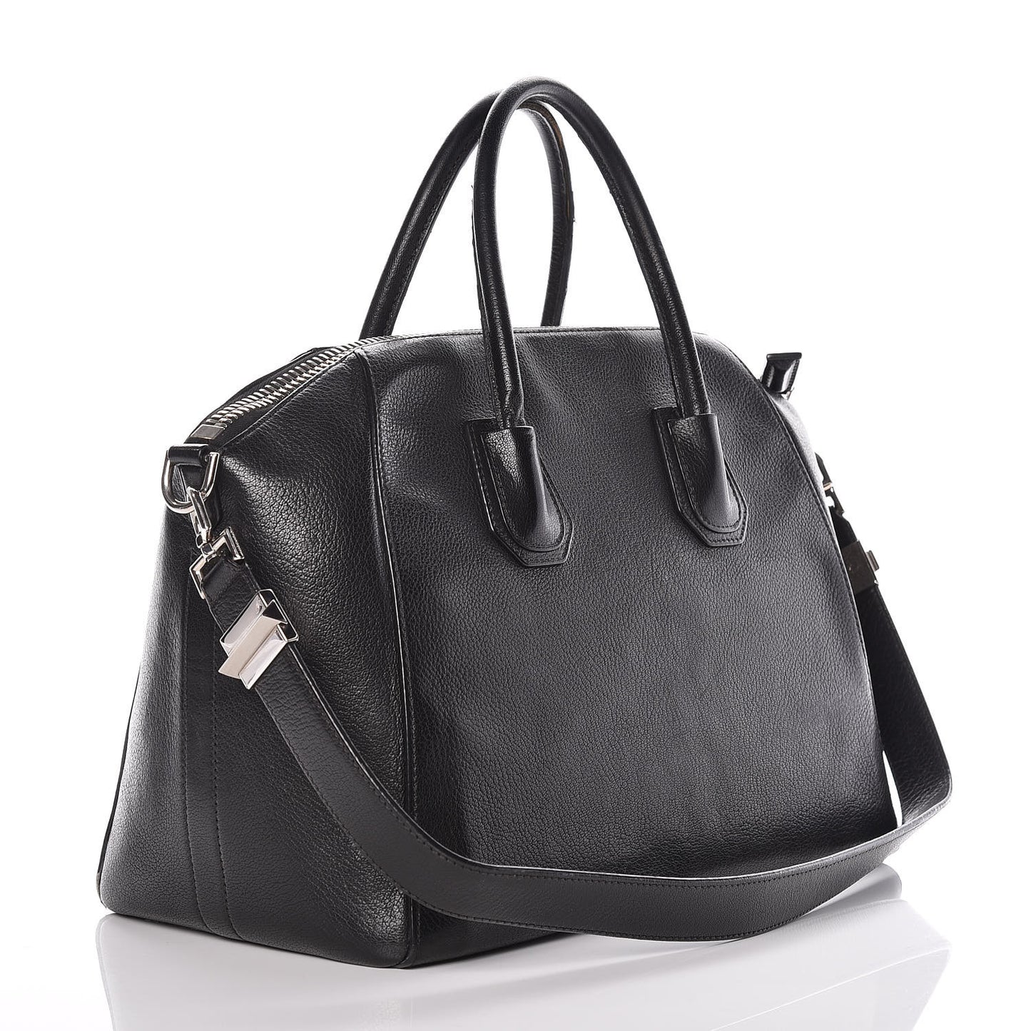 Sugar Goatskin Medium Antigona Black