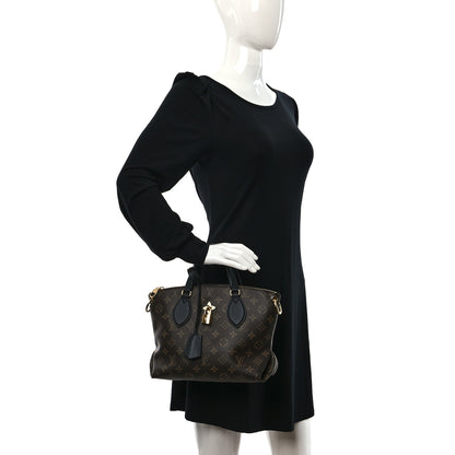 Louis Vuitton Monogram Flower Zipped Tote PM Black 2 of 8