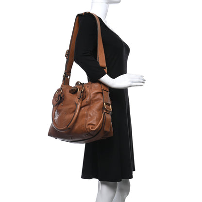 Chloe Calfskin Paddington Satchel Tan 2 of 13