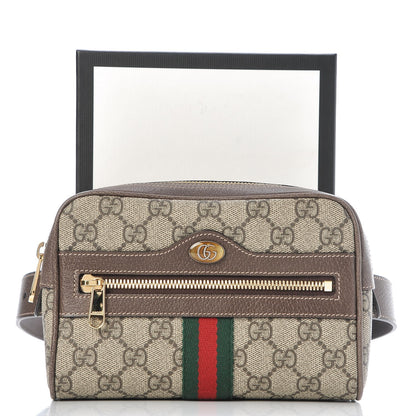 Gucci GG Supreme Monogram Web Small Ophidia Belt Bag 65 26 Dark Brown 10 of 10