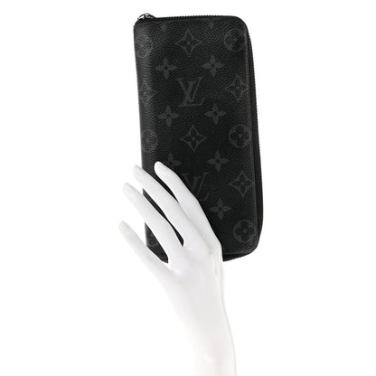 Louis Vuitton Monogram Eclipse Vertical Zippy Wallet 2 of 9