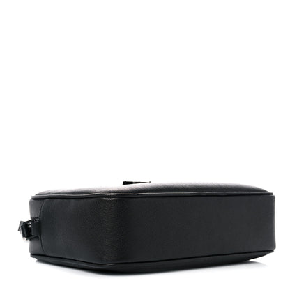 Saint Laurent Lambskin Monogram Lou Camera Bag Black 4 of 9