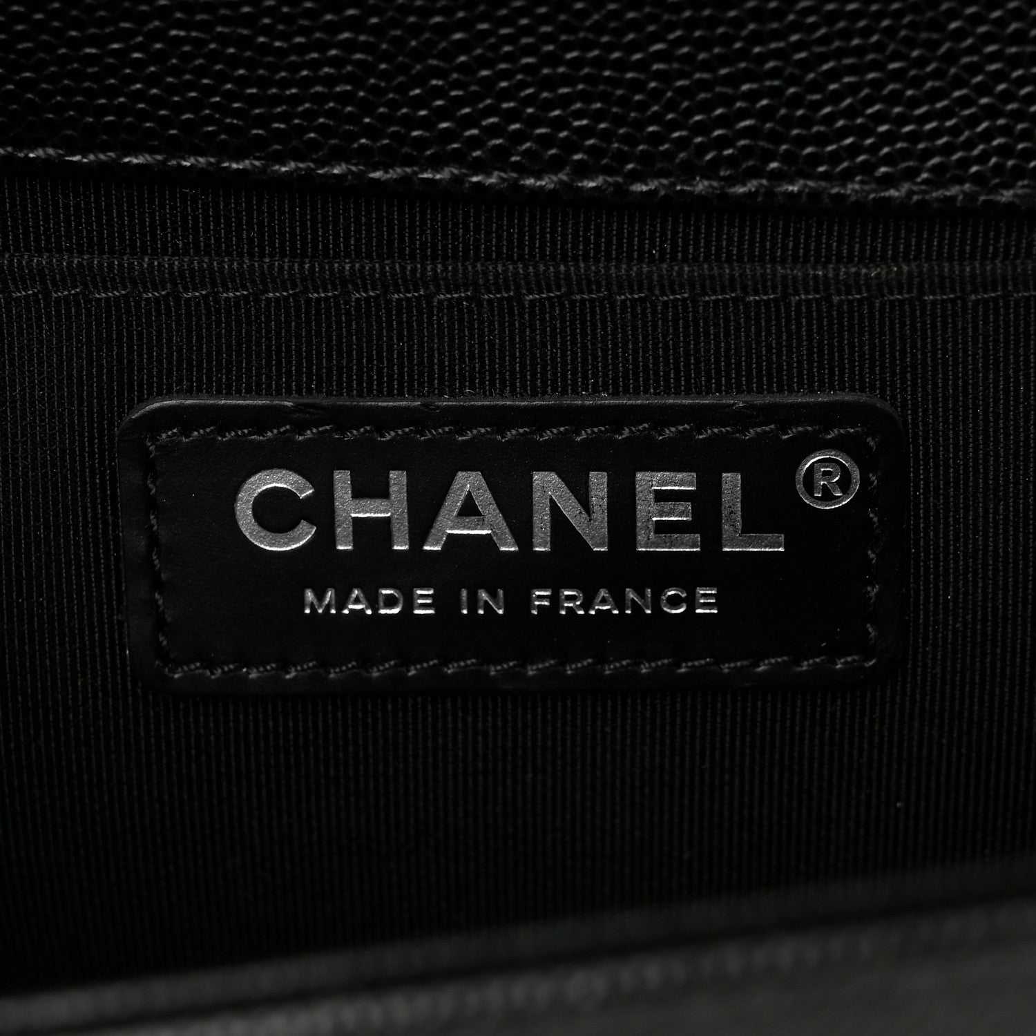 Chanel Caviar Quilted Medium Boy Flap Black 6 of 11