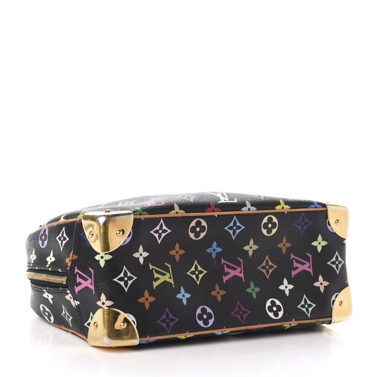 Louis Vuitton Monogram Multicolor Trouville Black 4 of 9