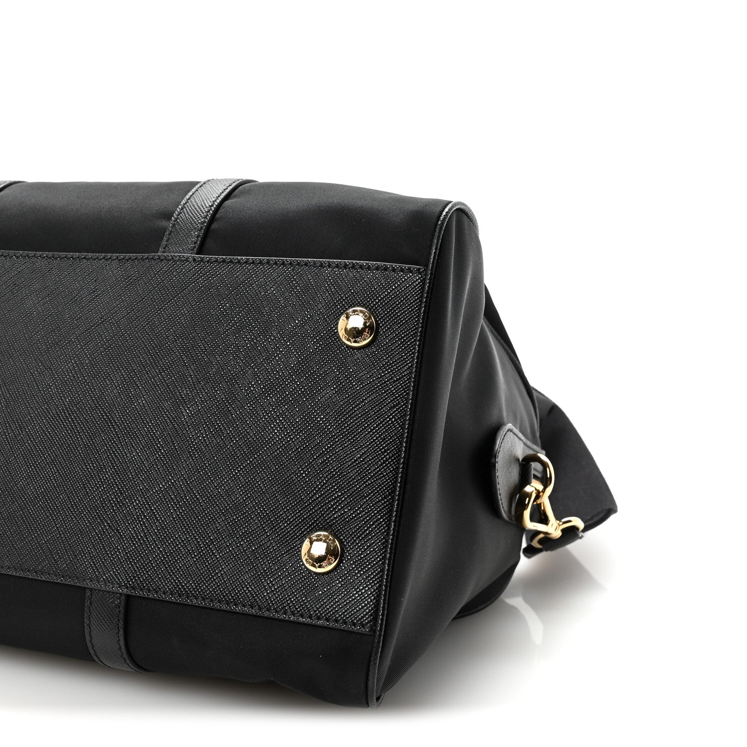 Prada Re-Nylon Saffiano Medium Re-Edition 1978 Top Handle Bag Black 9 of 9