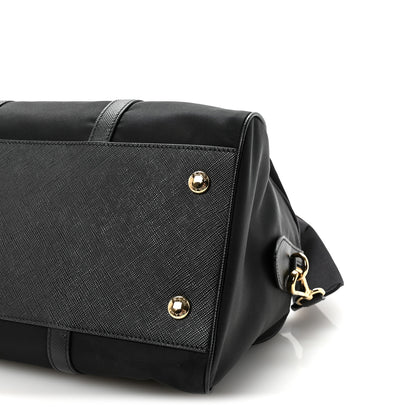 Prada Re-Nylon Saffiano Medium Re-Edition 1978 Top Handle Bag Black 9 of 9