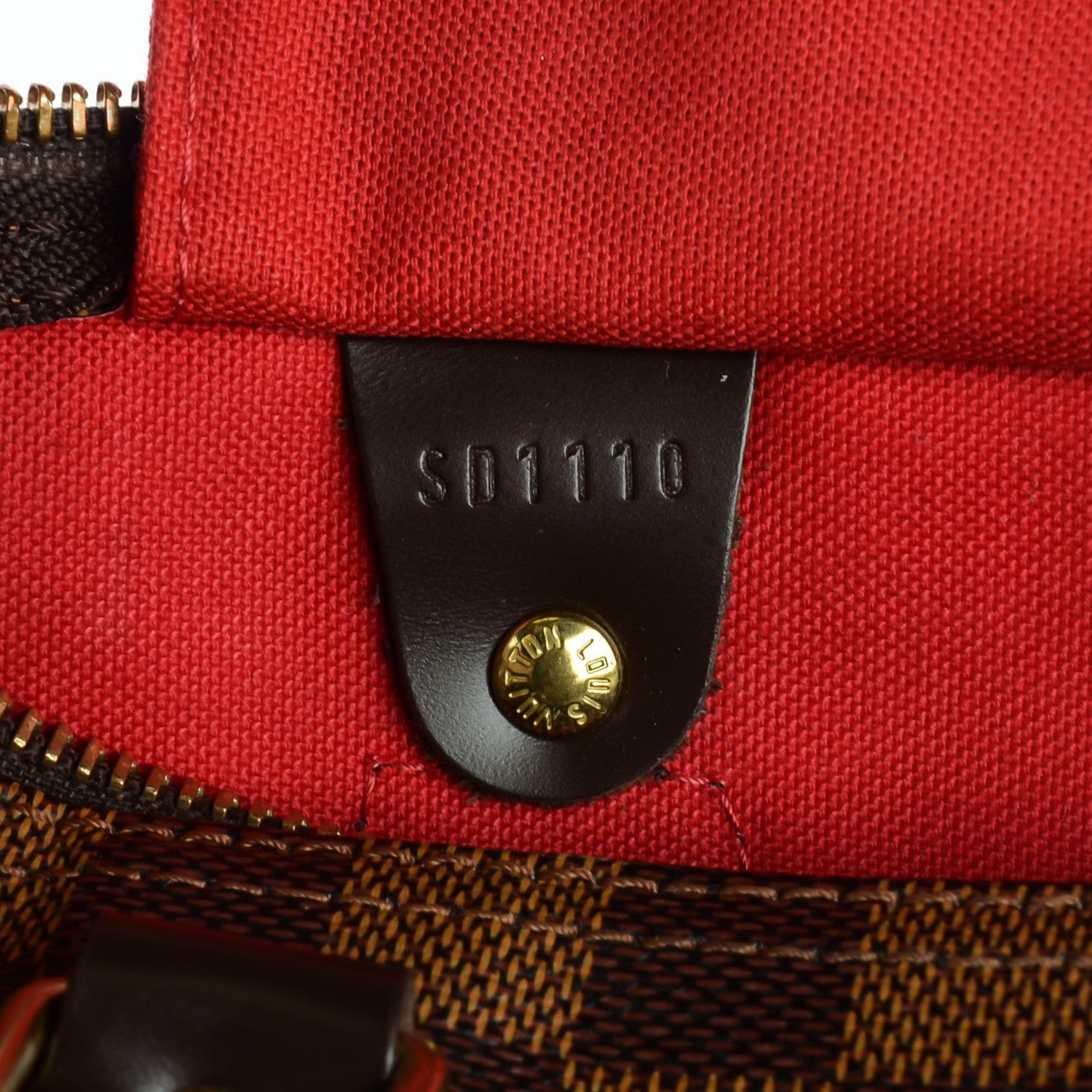 Louis Vuitton Damier Ebene Speedy 30 8 of 8