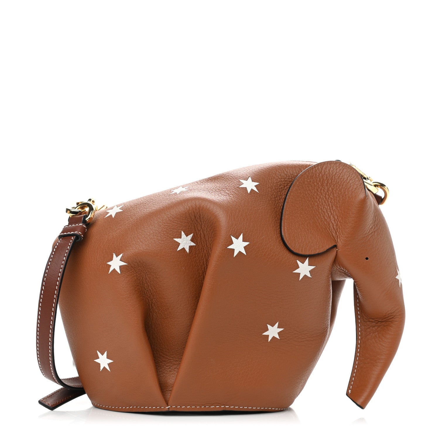 Loewe Calfskin Mini Star Elephant Crossbody Bag Tan 1 of 9