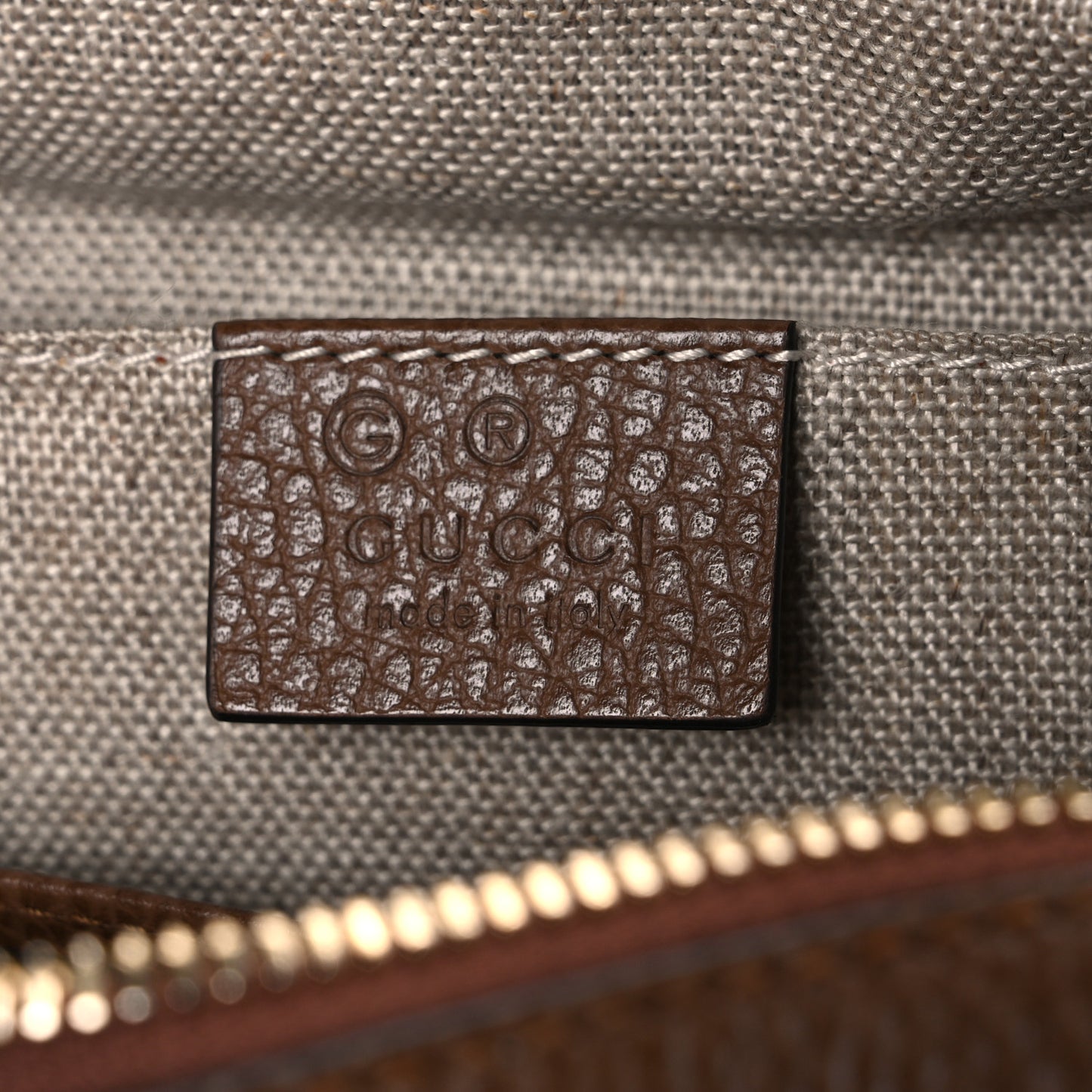 Monogram Mini Bree Messenger Bag Beige Tabacco
