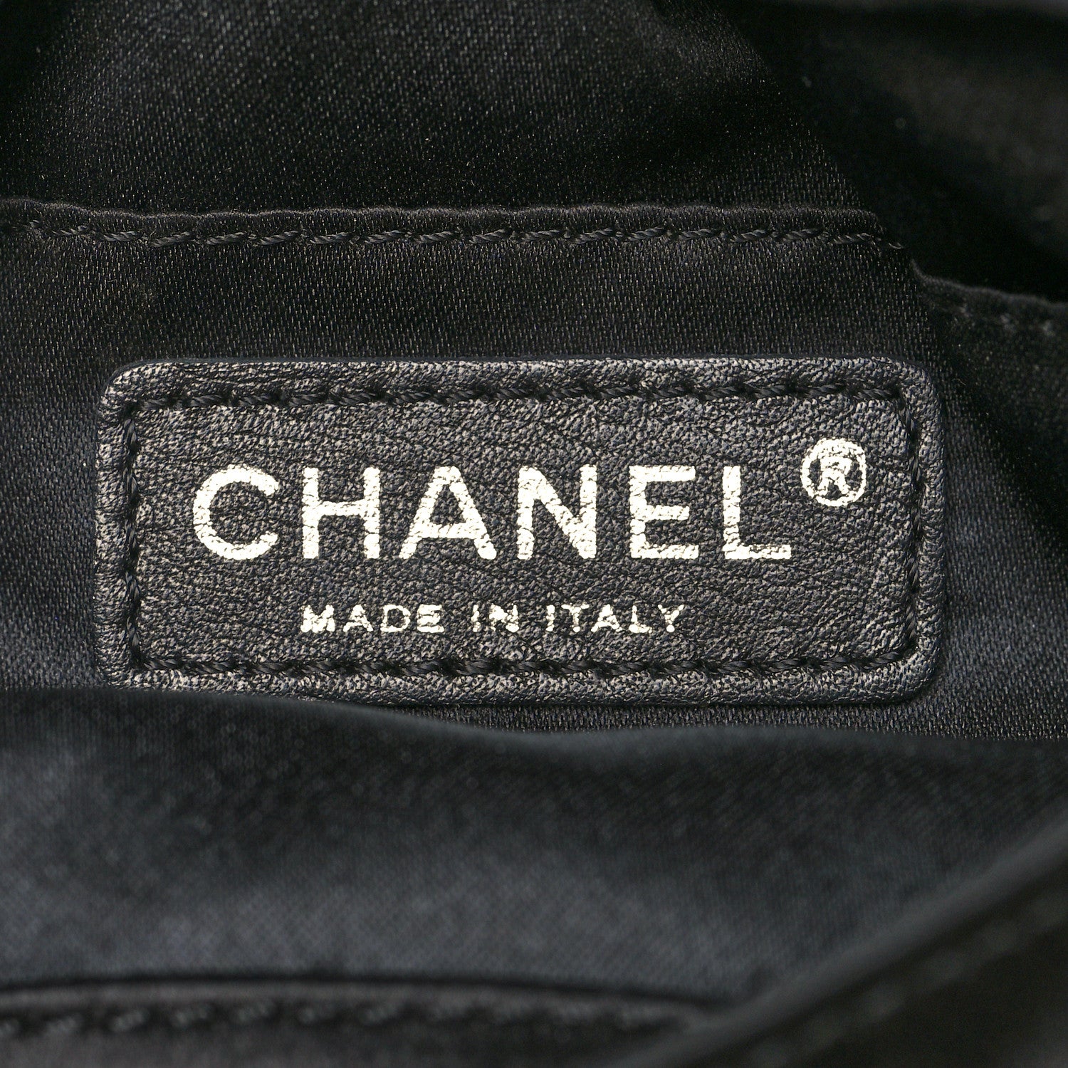 Chanel Satin Quilted Flap Clutch Black 6 of 10