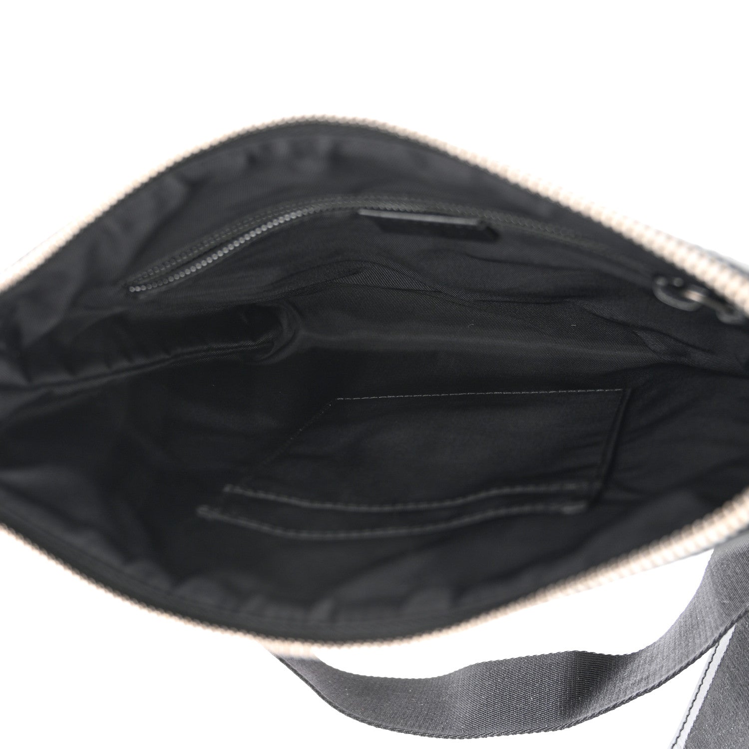 Gucci GG Supreme Monogram Web Messenger Bag Black 5 of 10
