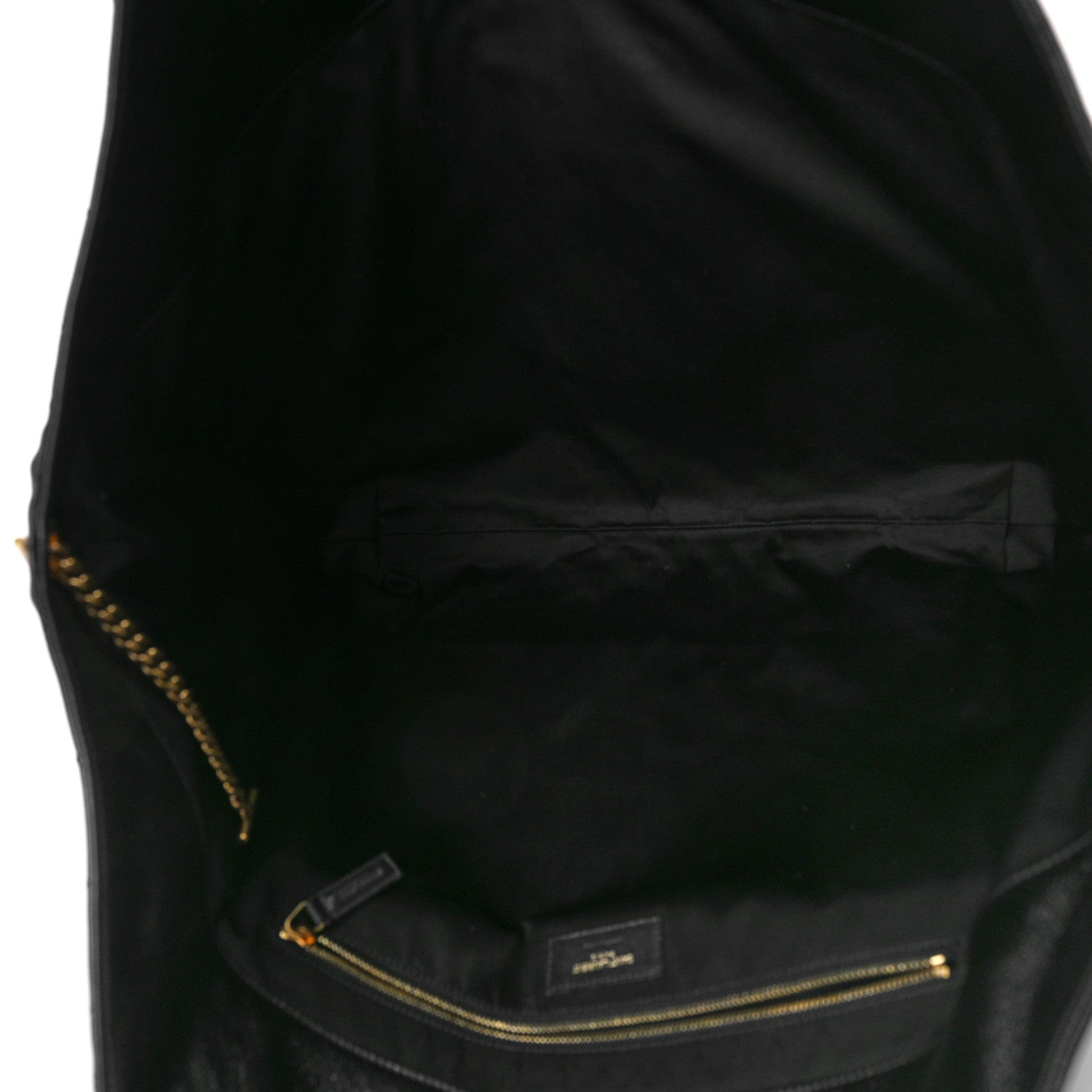 Saint Laurent Lambskin Quilted Maxi Icare Shopping Tote Black 5 of 8