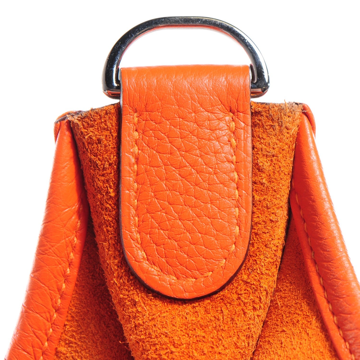 Hermes Taurillon Clemence Evelyne III GM Orange 12 of 14