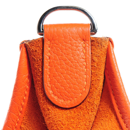Hermes Taurillon Clemence Evelyne III GM Orange 12 of 14