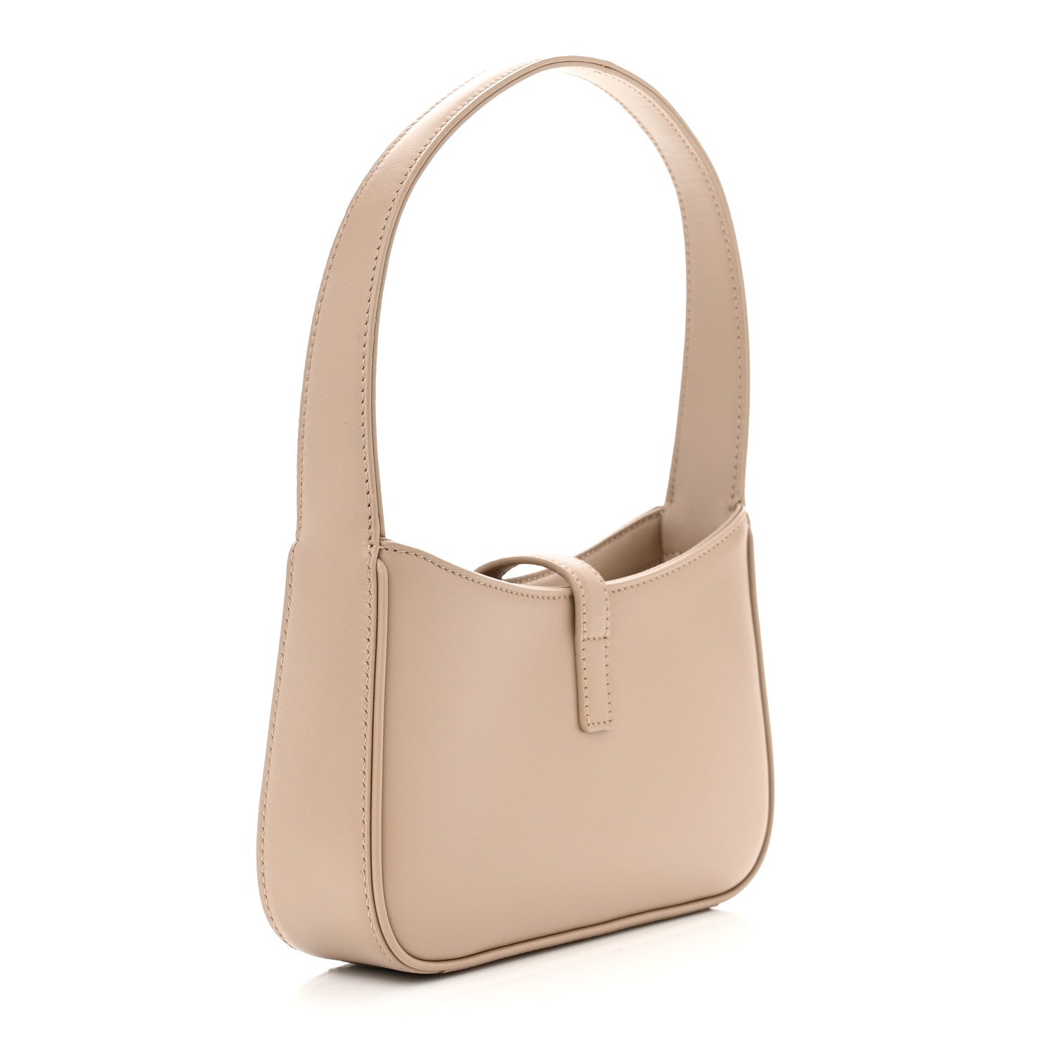 Saint Laurent Vegetable Le 5 A 7 Mini Hobo Dark Beige 2 of 10