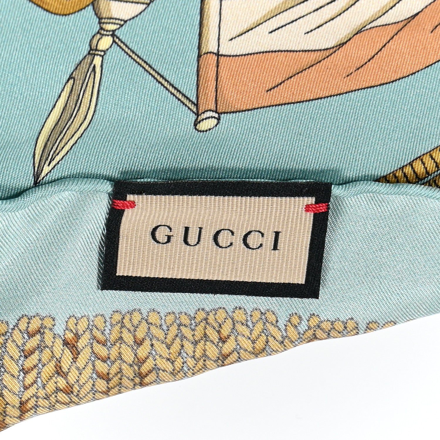 Gucci Silk Grand Uniforme Scarf 90 3 of 5