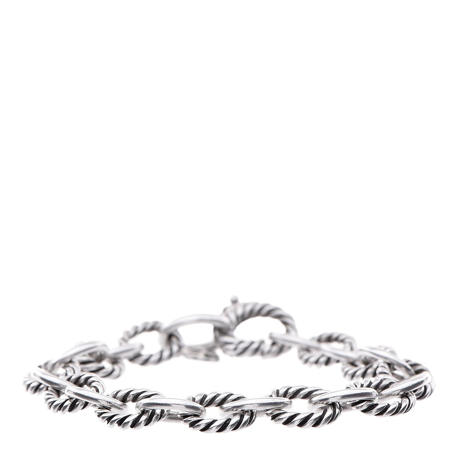 Sterling Silver 10mm Medium Oval Link Bracelet