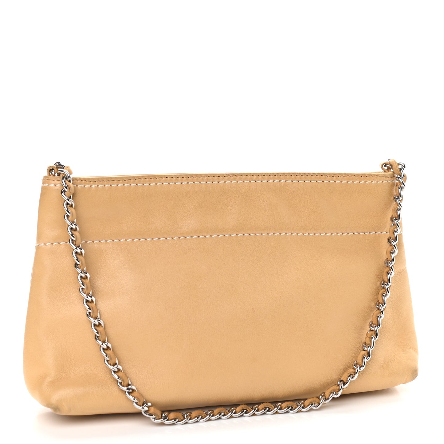 Lambskin Lax Pochette Beige