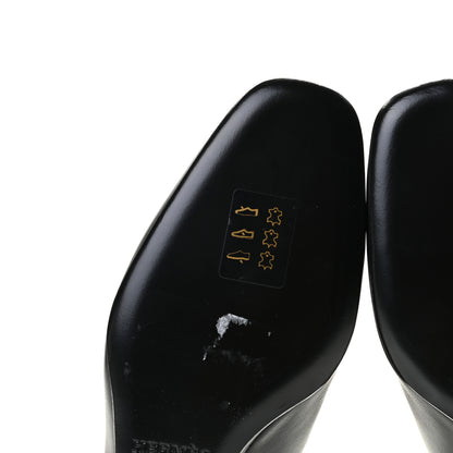 Hermes Calfskin Andrene Ankle Boots 36.5 Black 12 of 14