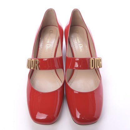 Christian Dior Patent Baby-D Ballet Pumps 36 Deep Red 5 of 11