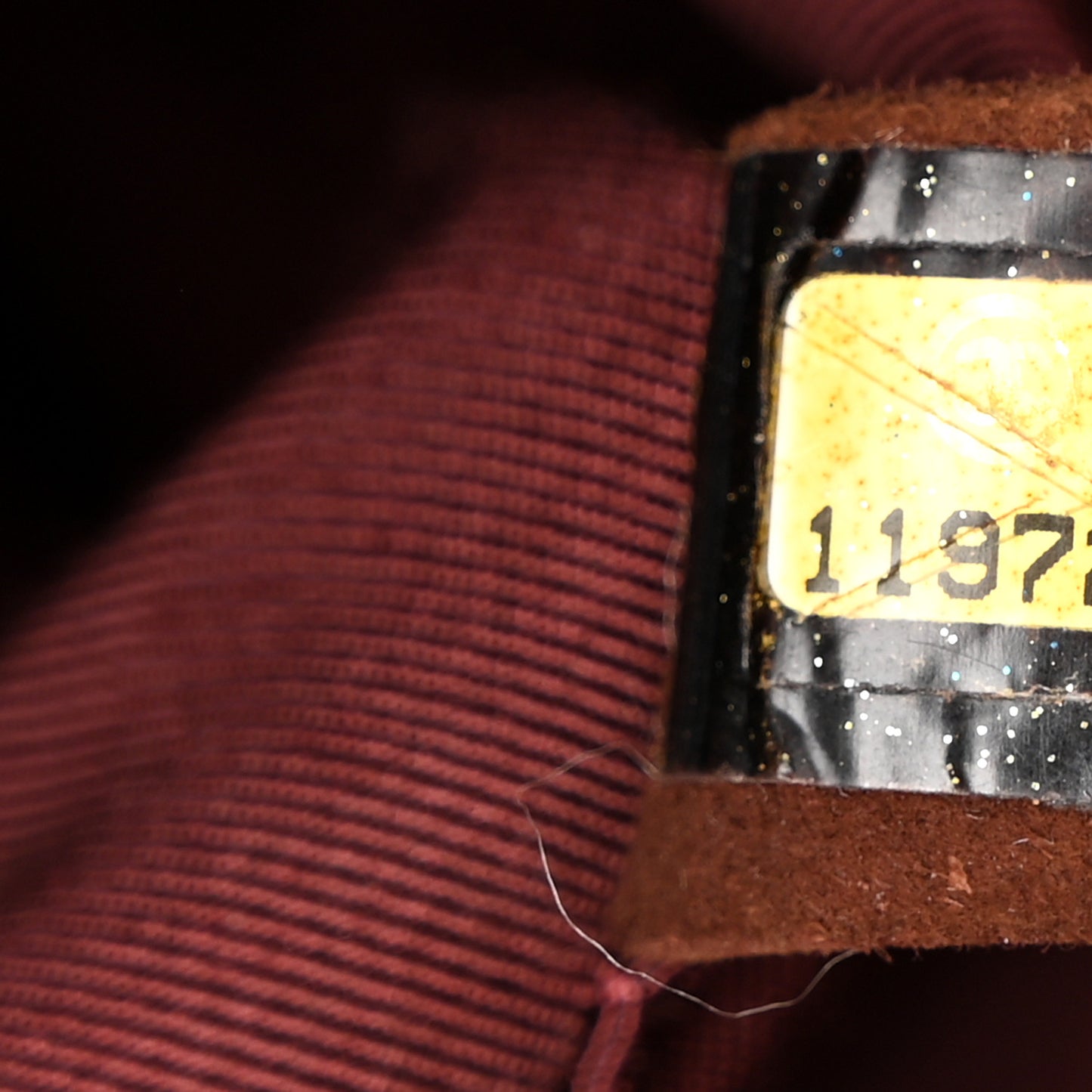 Patent Quilted Secret Label Medium Flap Black