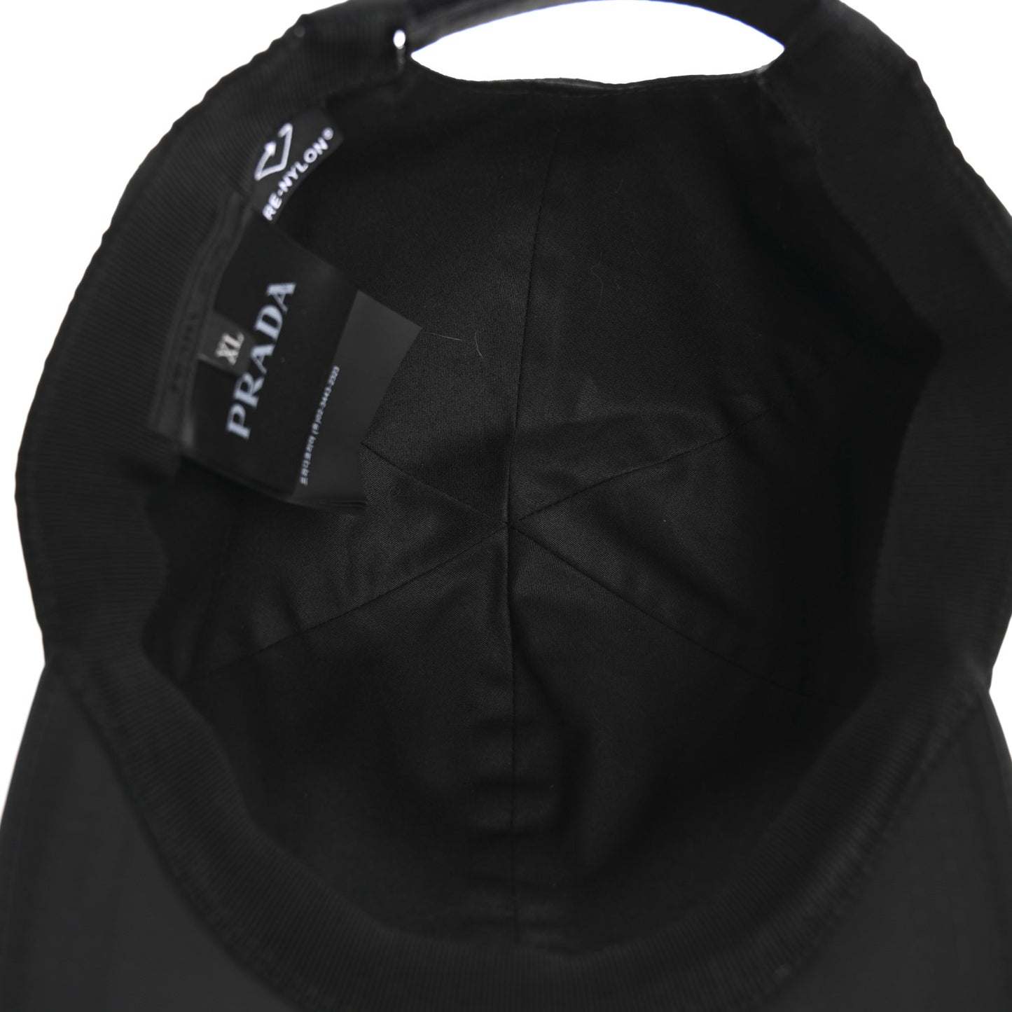 Re-Nylon Mens Baseball Cap XL Black