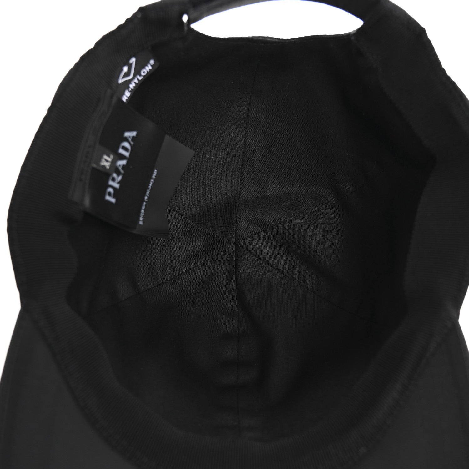 Prada Re-Nylon Mens Baseball Cap XL Black 7 of 8