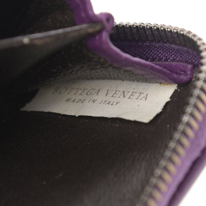 Bottega Veneta Nappa Intrecciato Zip Around Coin Purse Purple 7 of 13