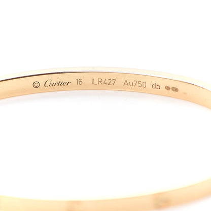 Cartier 18K Yellow Gold Small LOVE Bracelet 16 5 of 7