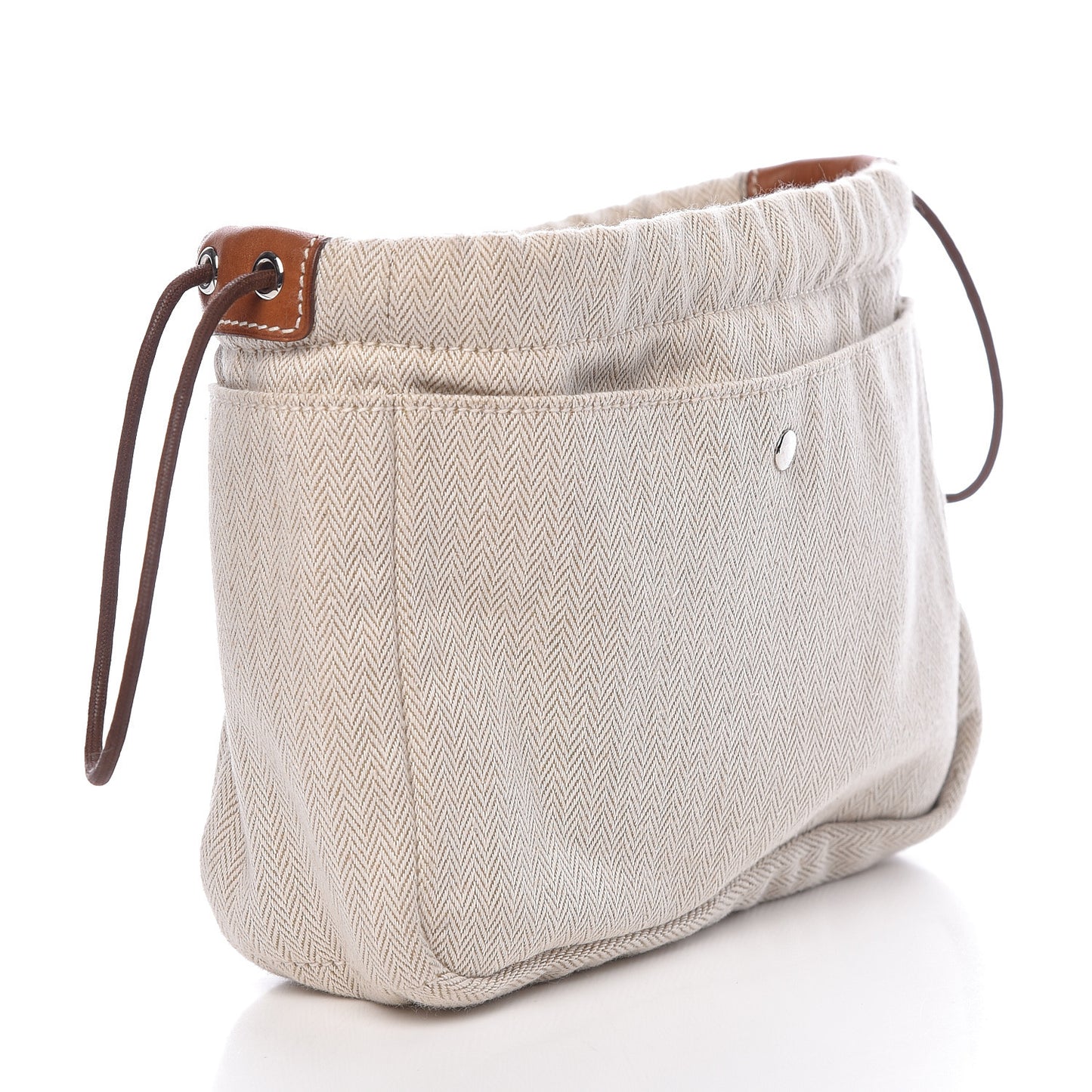 Canvas Barenia Fourbi 20 PM Pouch Naturel Fauve