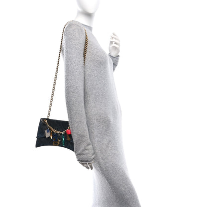 Balenciaga Crushed Calfskin Quilted Small Souvenirs Crush Chain Bag Black 2 of 12