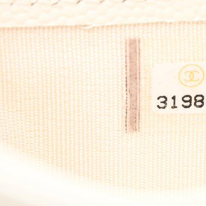 Chanel Caviar Quilted Card Holder White 8 of 8