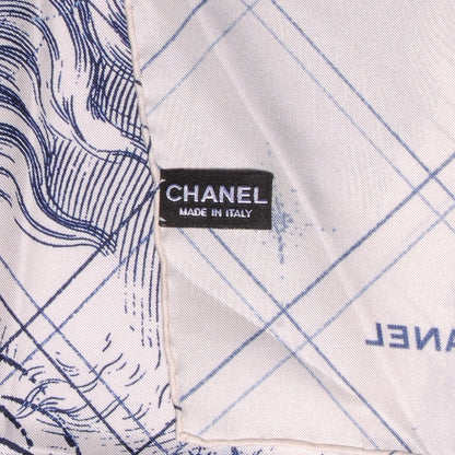Chanel Silk Lion CC Scarf 4 of 5