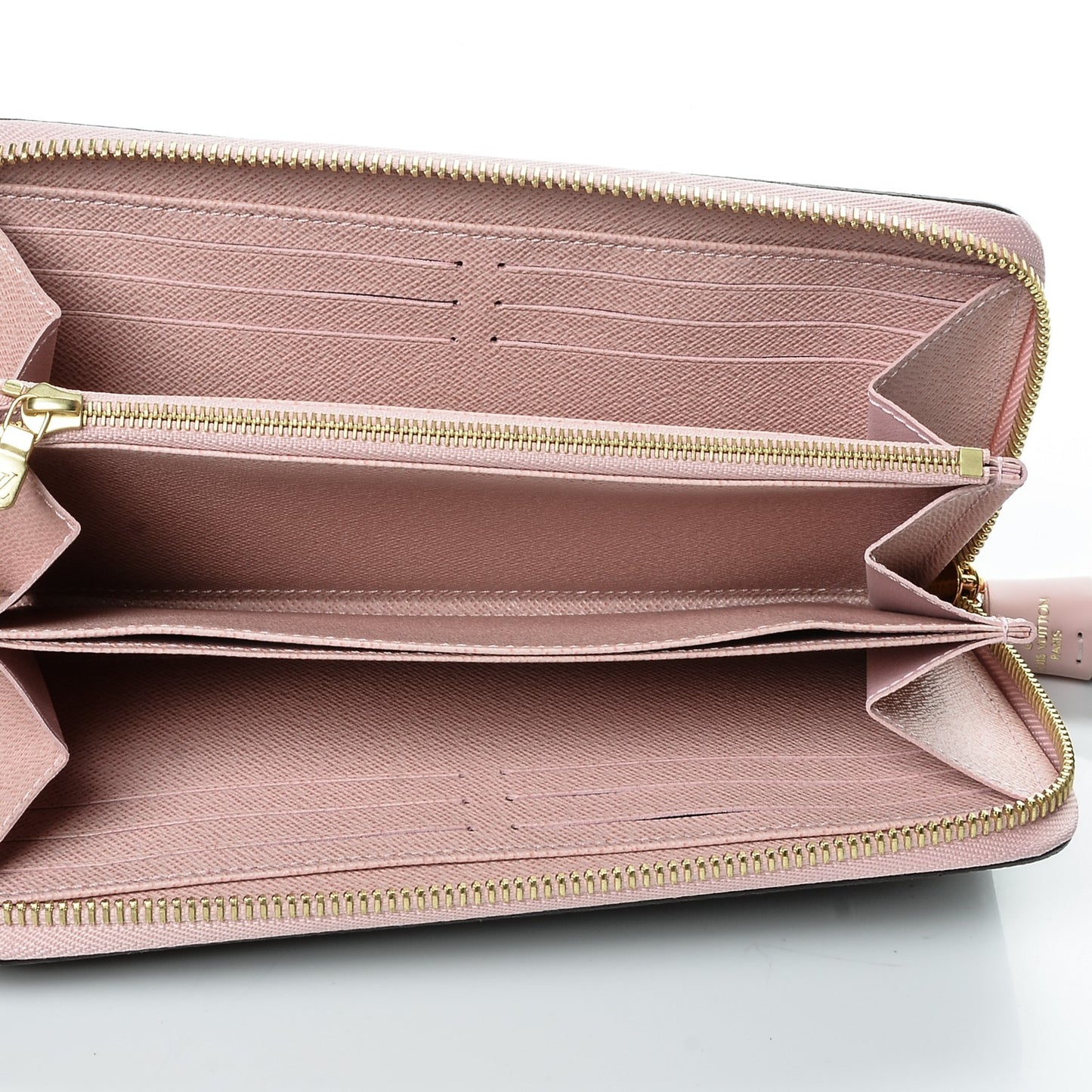 Monogram Pompon Zippy Wallet Rose Ballerine