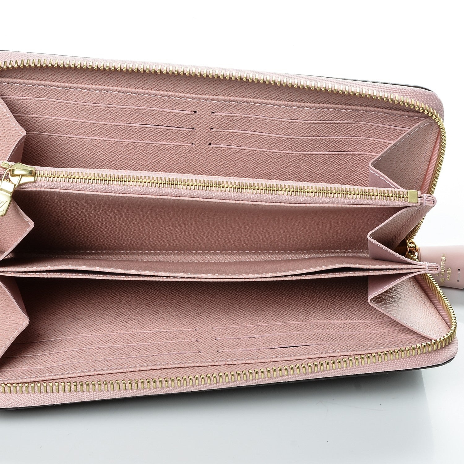 Louis Vuitton Monogram Pompon Zippy Wallet Rose Ballerine 6 of 7