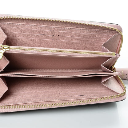 Louis Vuitton Monogram Pompon Zippy Wallet Rose Ballerine 6 of 7