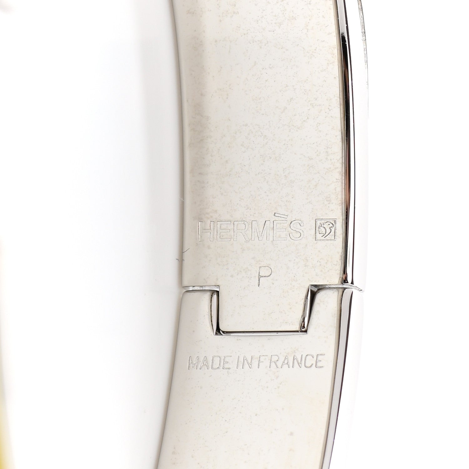 Hermes Enamel Narrow Clic Clac H Bracelet GM Chartreuse 4 of 6