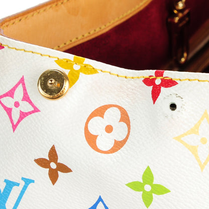 Louis Vuitton Monogram Multicolor Aurelia MM White 6 of 8