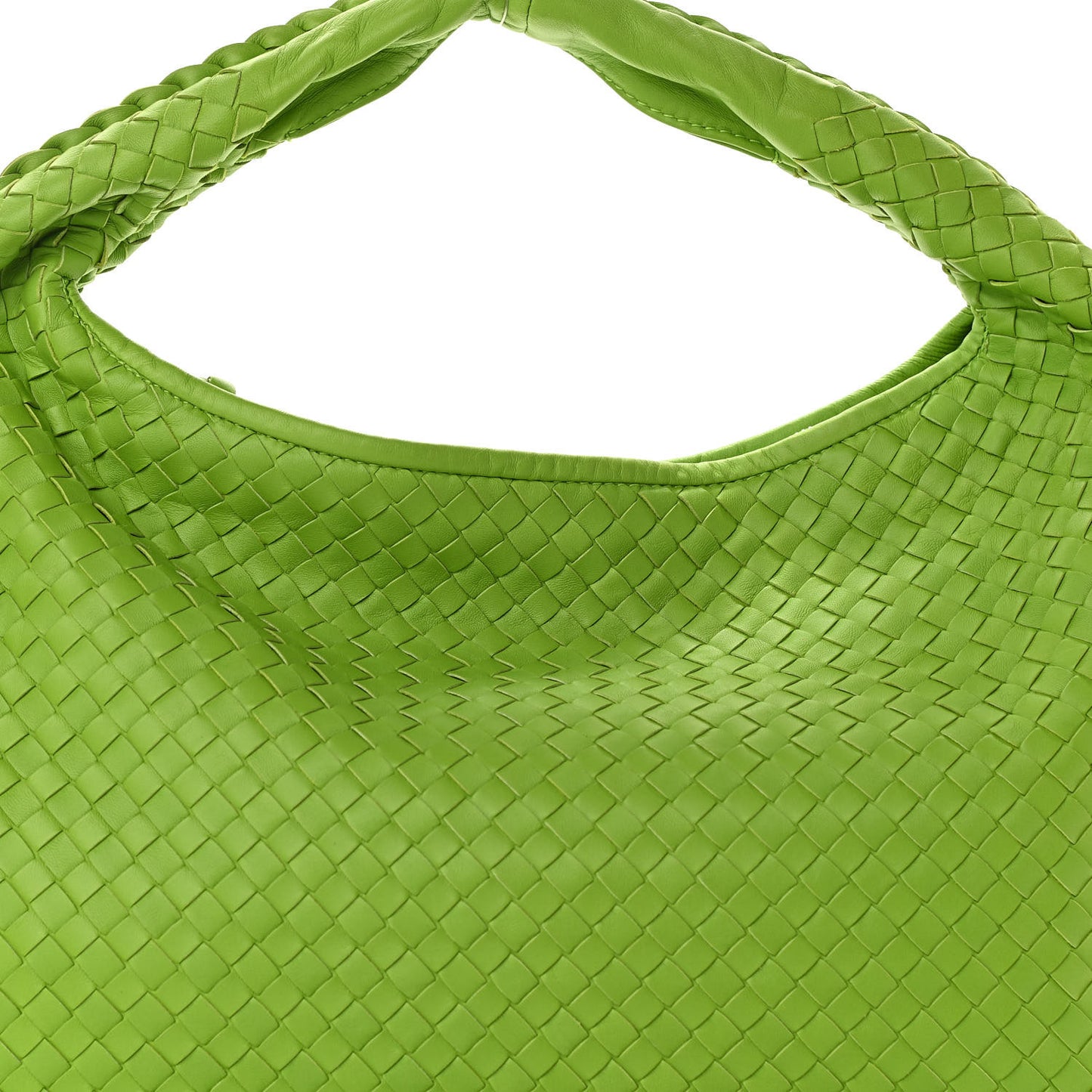 Nappa Intrecciato Large Veneta Hobo Mela